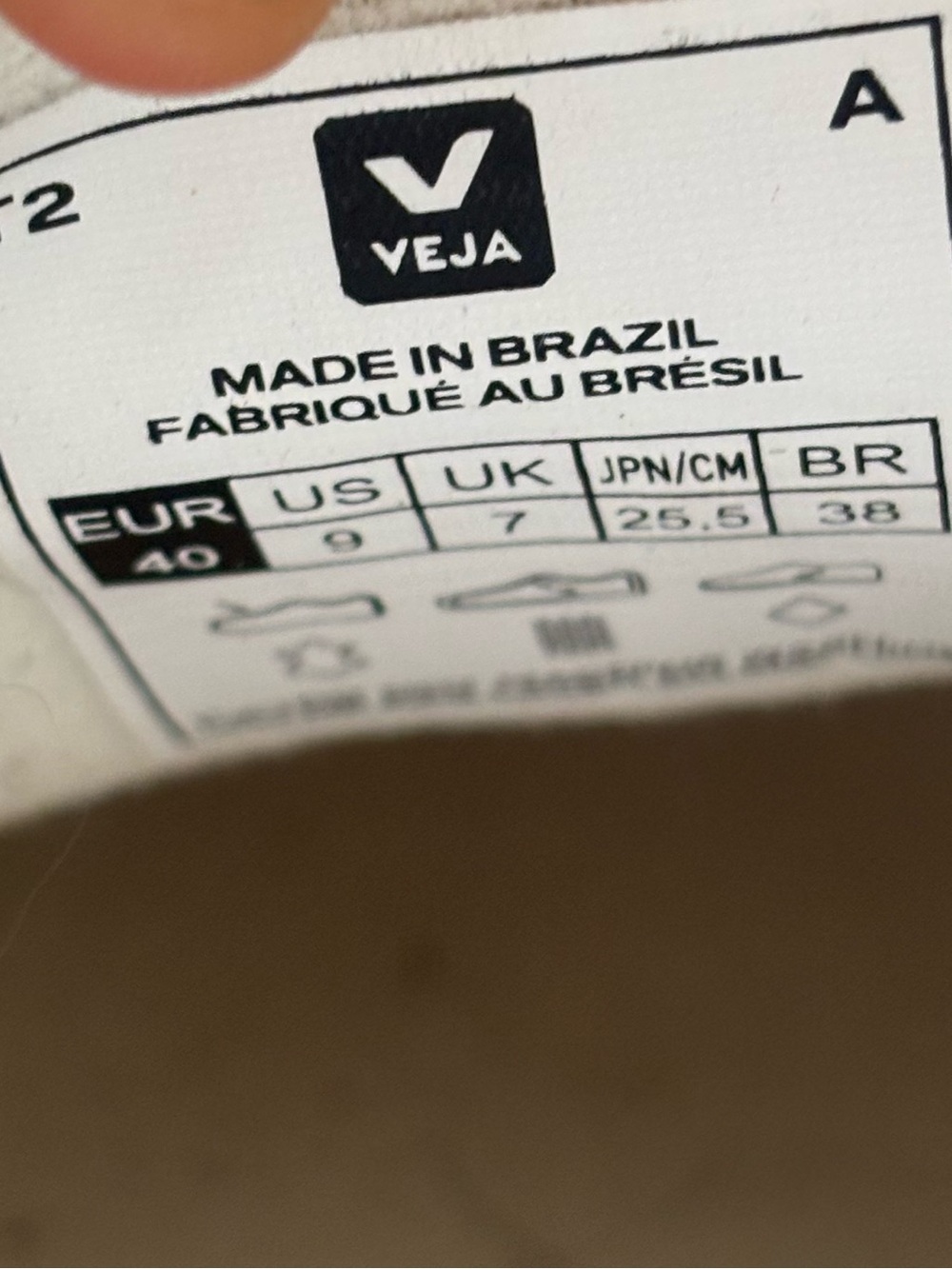 VEJA RECIFE SNEAKER IN EXTRA WHITE & EMERAUDE - Picture 10 of 10